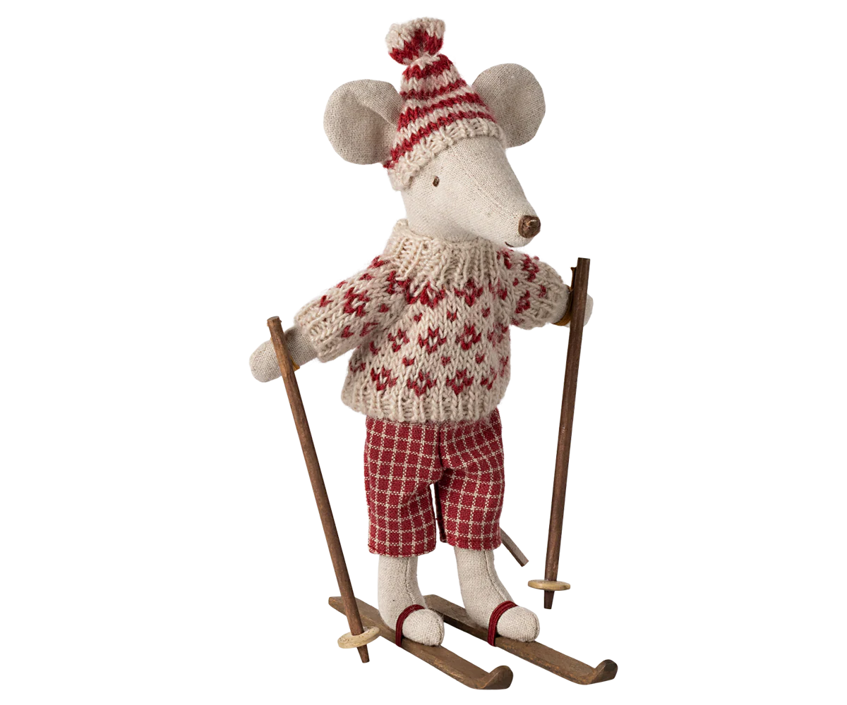 Maileg Maus Mama Skiset Winter 15 cm