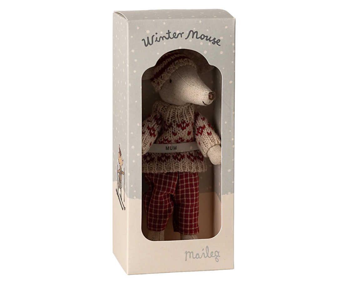 Maileg Maus Mama Skiset Winter 15 cm