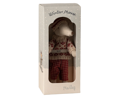 Maileg Maus Mama Skiset Winter 15 cm