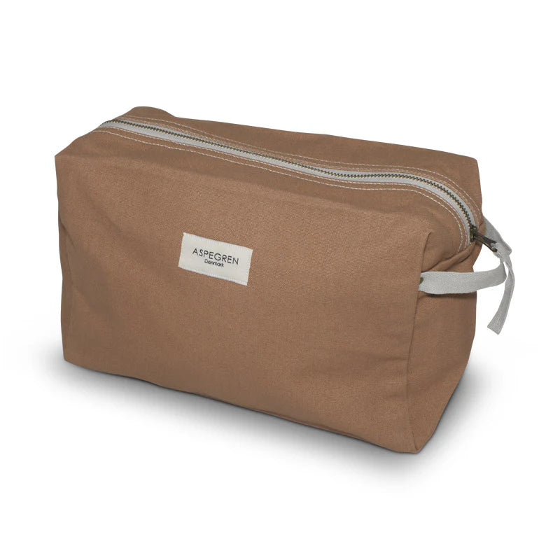 Aspegren Kulturtasche Set Bag Canvas braun