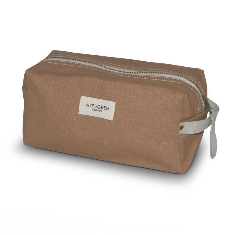 Aspegren Kulturtasche Set Bag Canvas braun