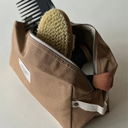 Aspegren Kulturtasche Set Bag Canvas braun