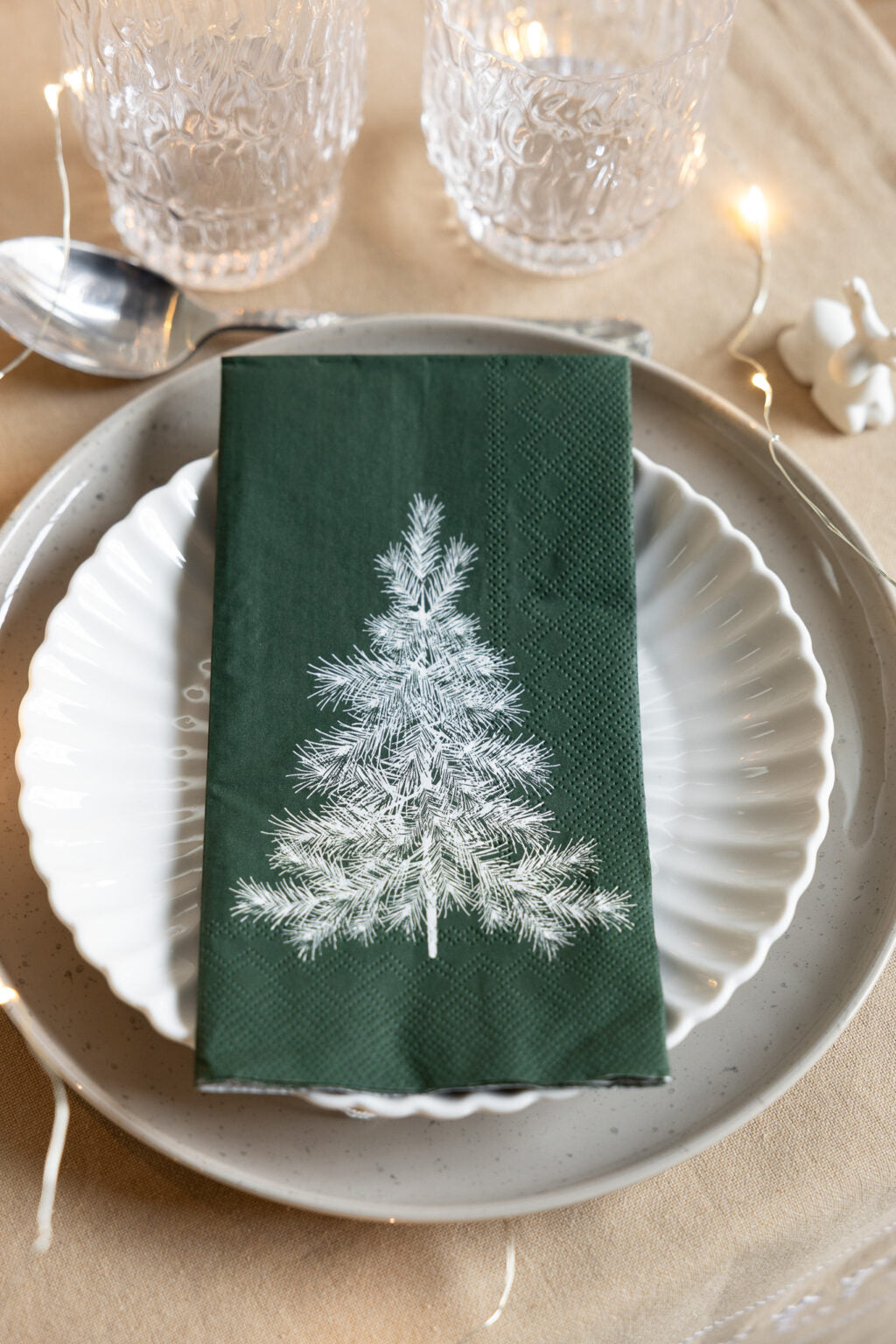 Storefactory Servietten Tannenbaum grün Papier