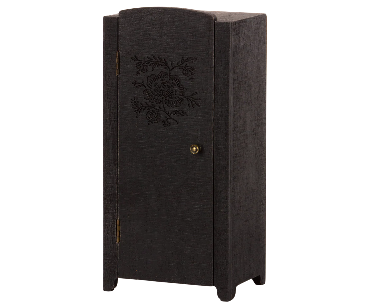 Maileg Kleiderschrank Miniatur schwarz Holz 23 cm