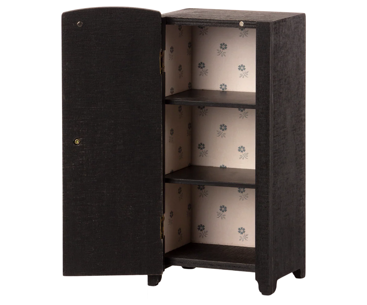 Maileg Kleiderschrank Miniatur schwarz Holz 23 cm