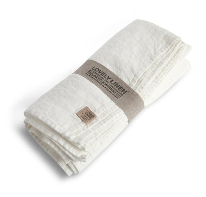 Lovely Linen Tischdecke Offwhite 145 x 300 cm Leinen