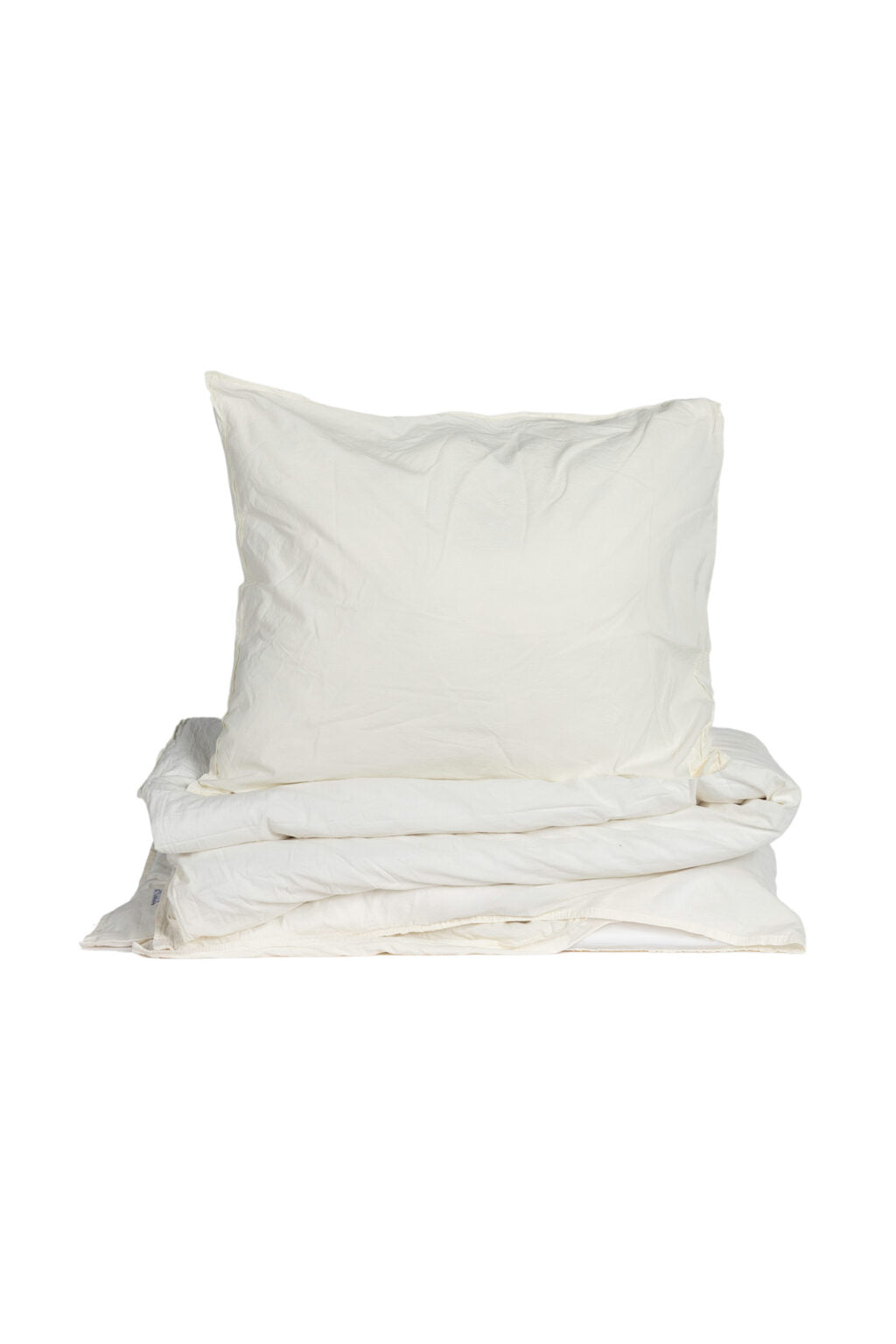 Storefactory Smaland Bettwäsche Organic Crinkle 135x200 cm Offwhite