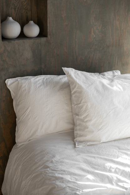 Storefactory Smaland Bettwäsche Organic Crinkle 135x200 cm Offwhite