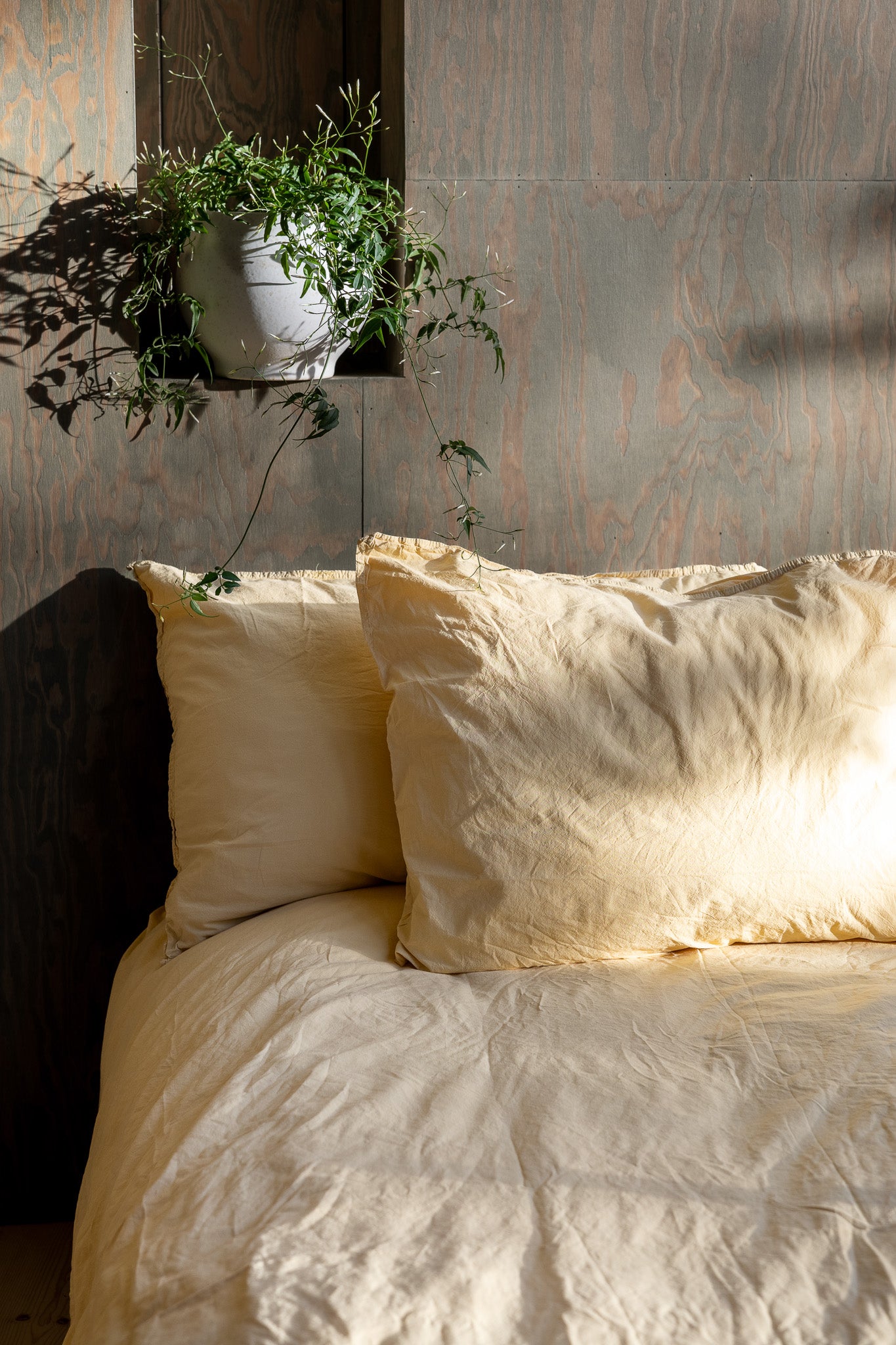 Storefactory Smaland Bettwäsche Organic 135x200 / 80x80 Gelb Yellow