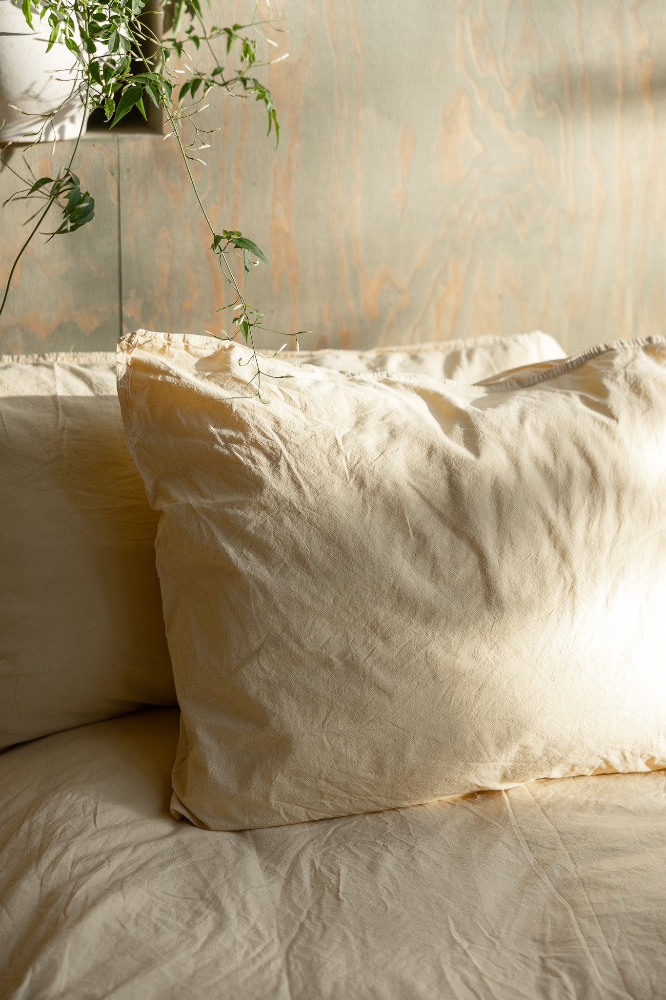 Storefactory Smaland Bettwäsche Organic 135x200 / 80x80 Gelb Yellow