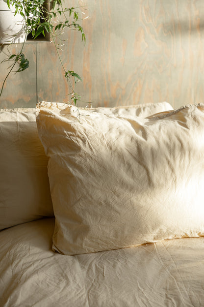 Storefactory Smaland Bettwäsche Organic 135x200 / 80x80 Gelb Yellow