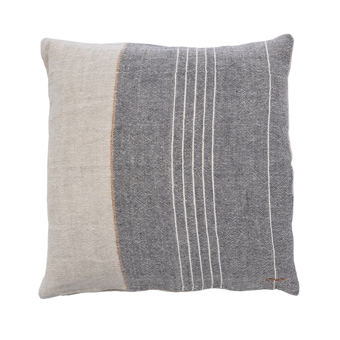 Ernst Kissenbezug 50x50 cm Streifen Leinen Baumwolle MIx