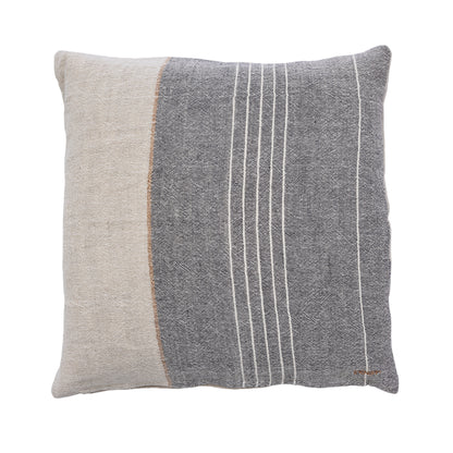 Ernst Kissenbezug 50x50 cm Streifen Leinen Baumwolle MIx