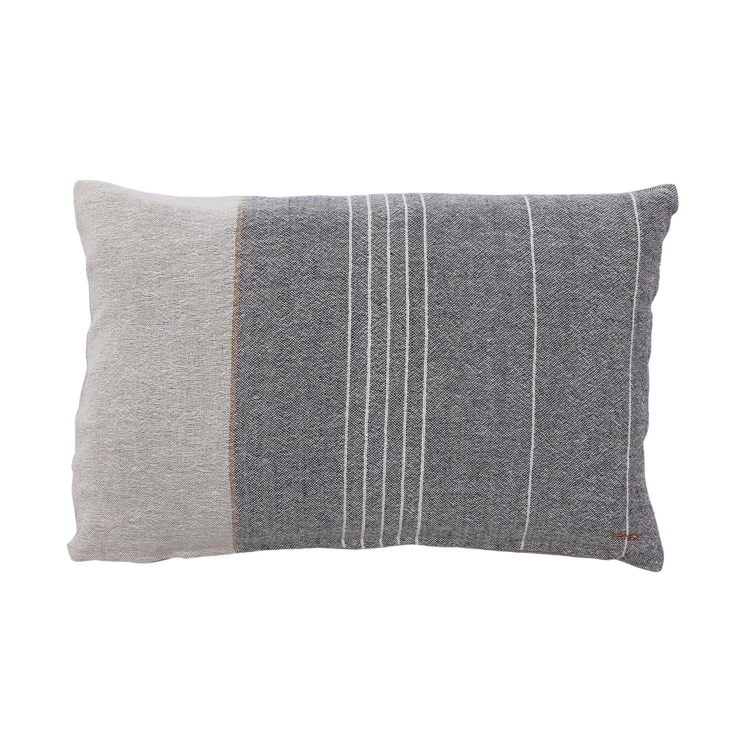 Ernst Kissenbezug 40x60 cm Streifen Baumwolle Leinen MIx