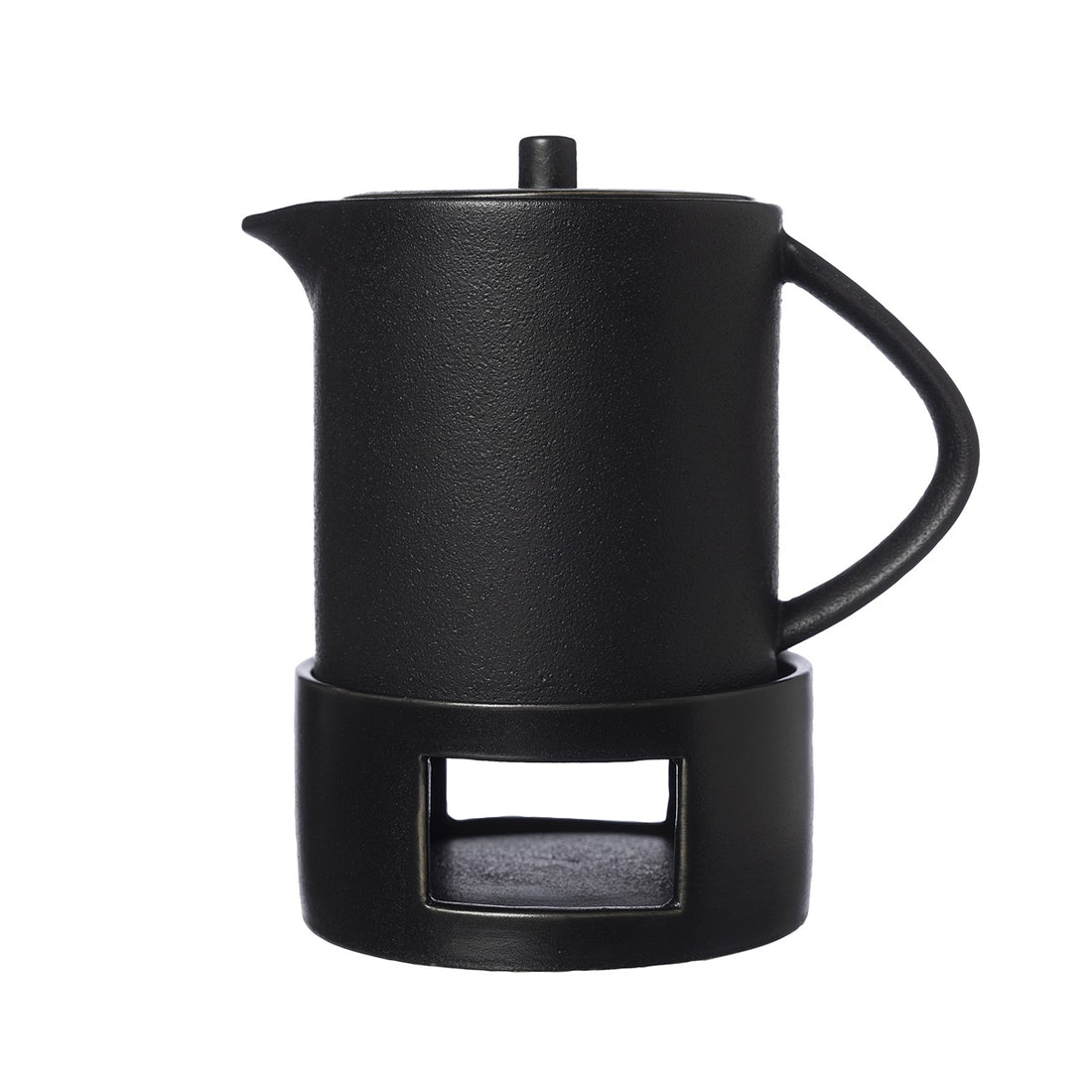 Ernst Kanne mit Stövchen 19x19 cm schwarz