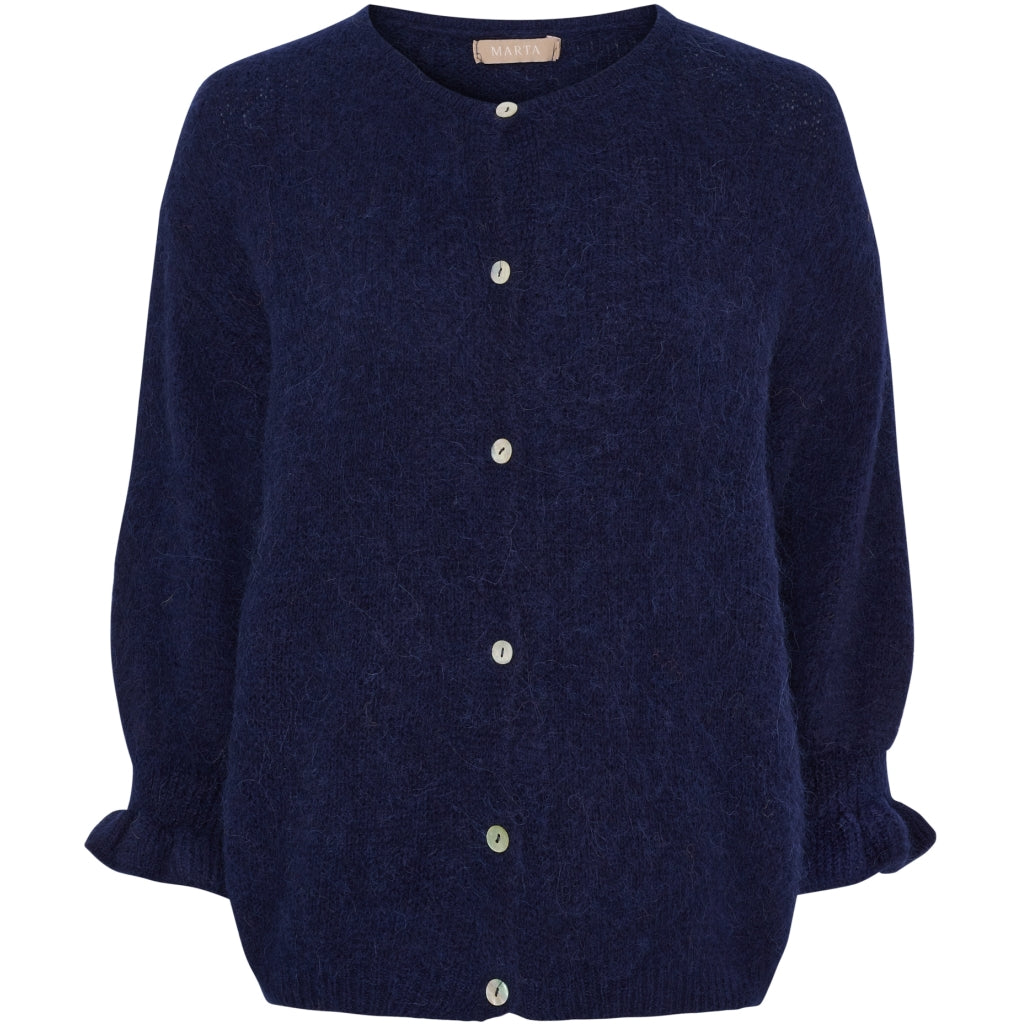 Marta du Chateau Strickjacke Navy Blau L/XL