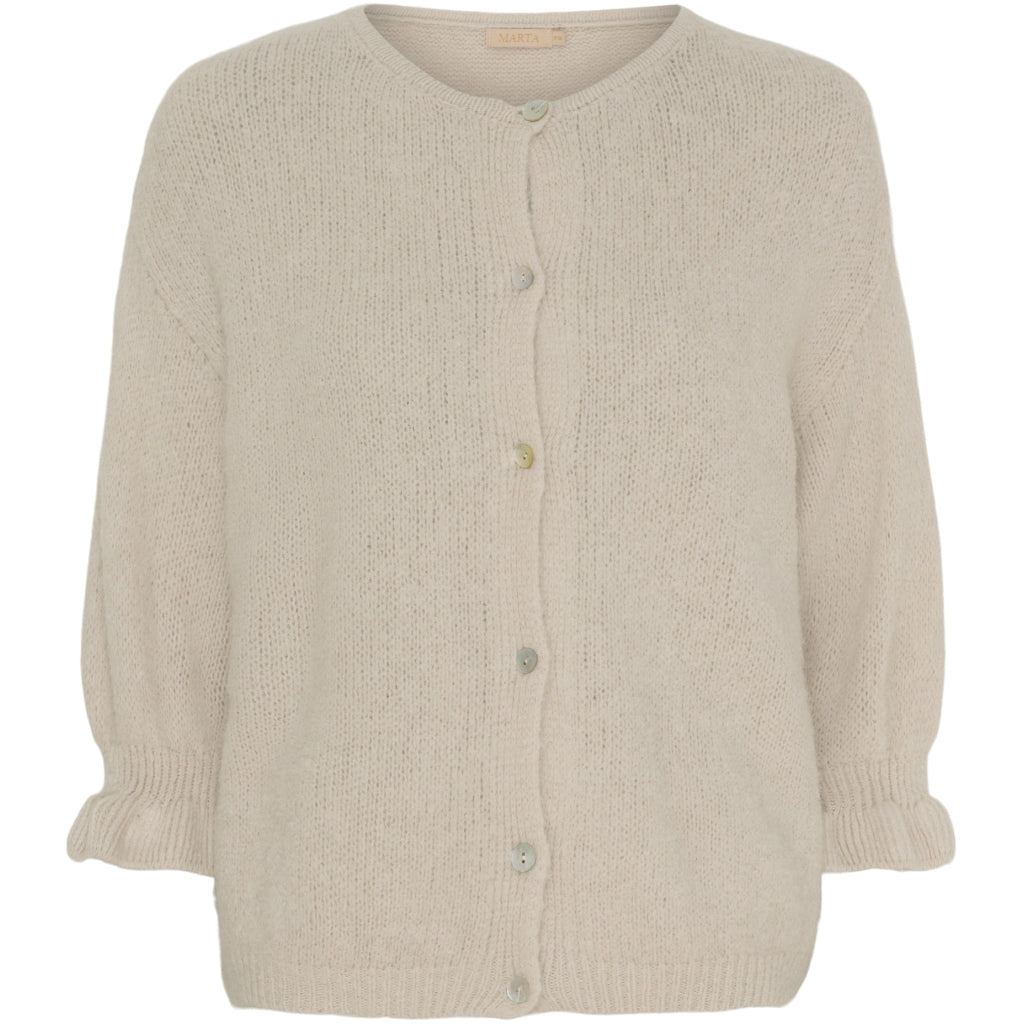 Marta du Chateau Strickjacke Beige Natur L/XL