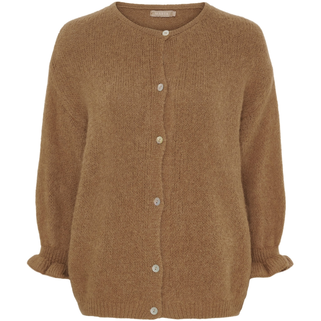 Marta du Chateau Strickjacke Camel Braun L/XL
