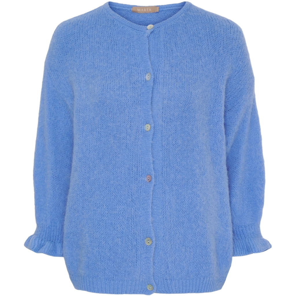 Marta du Chateau Strickjacke Himmelblau Blau L / XL