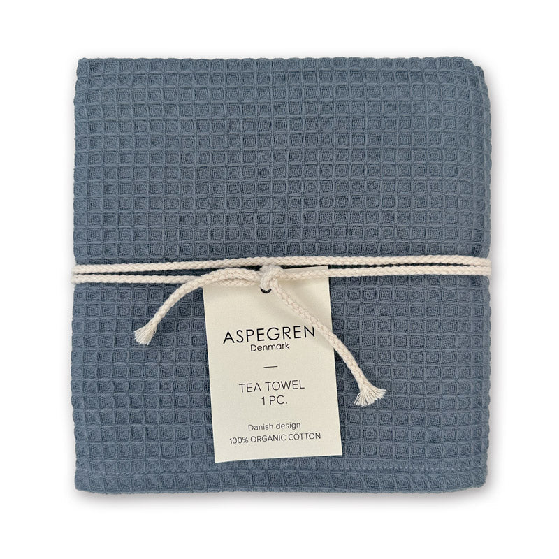 Aspegren Geschirrtuch North Öko Blueberry Graublau