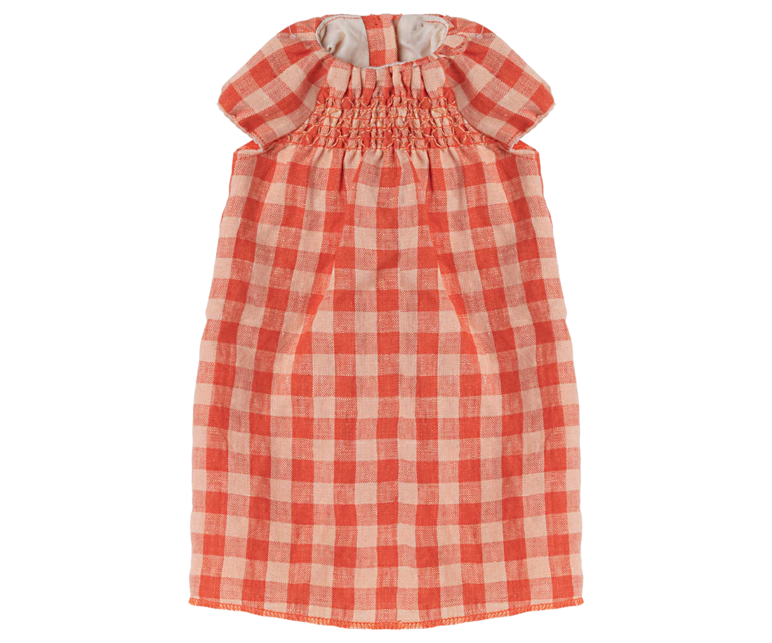 Maileg Hase Bunny Mädchen Size 5 Kleid Rot 64 cm