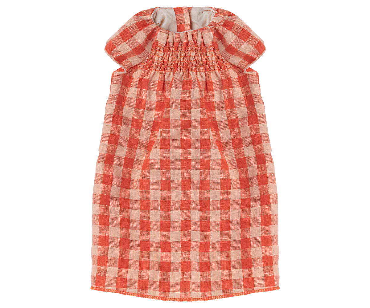 Maileg Hase Bunny Mädchen Size 5 Kleid Rot 64 cm