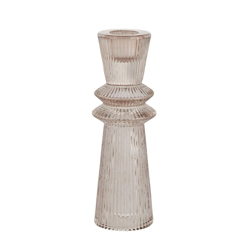 Lene Bjerre Sivia Kerzenleuchter Vase Glass Altrosa Rosa 15,5 cm