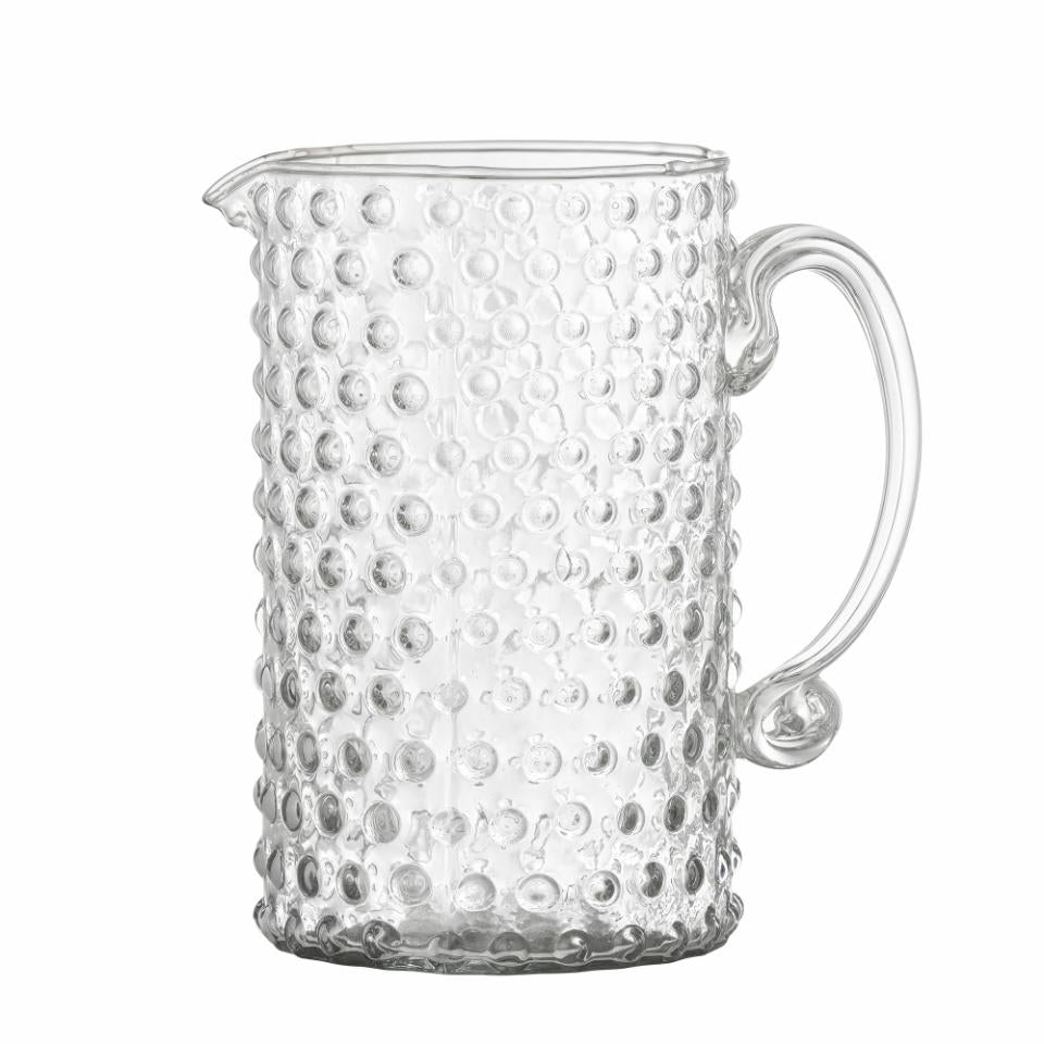 Bloomingville Tama Krug Karaffe Glaskrug Kanne Glas 1,25 Liter