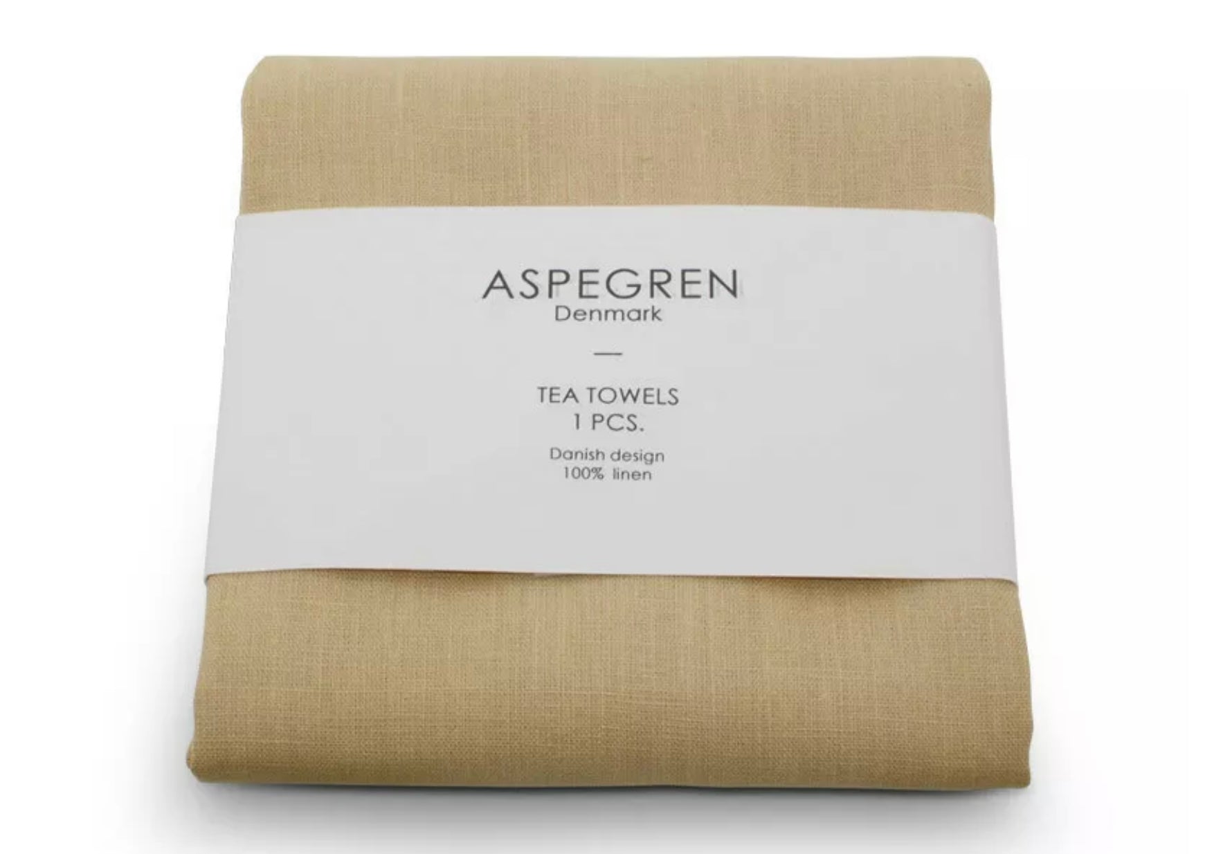 Aspegren Geschirrtuch Tea Towels Leinen honey gelb