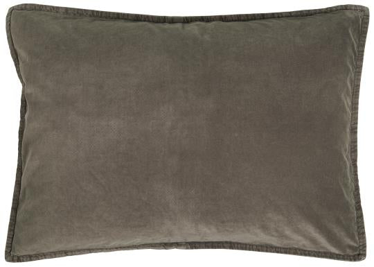 IB Laursen Kissen Velours 52 x 72 soil / taupe