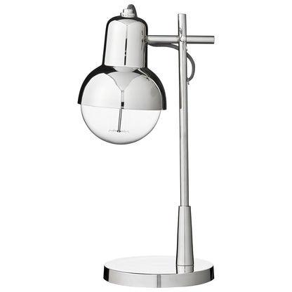 Lene Bjerre Tischlampe Carmelia Silber 41 cm Glänzend mit Leuchtmittel