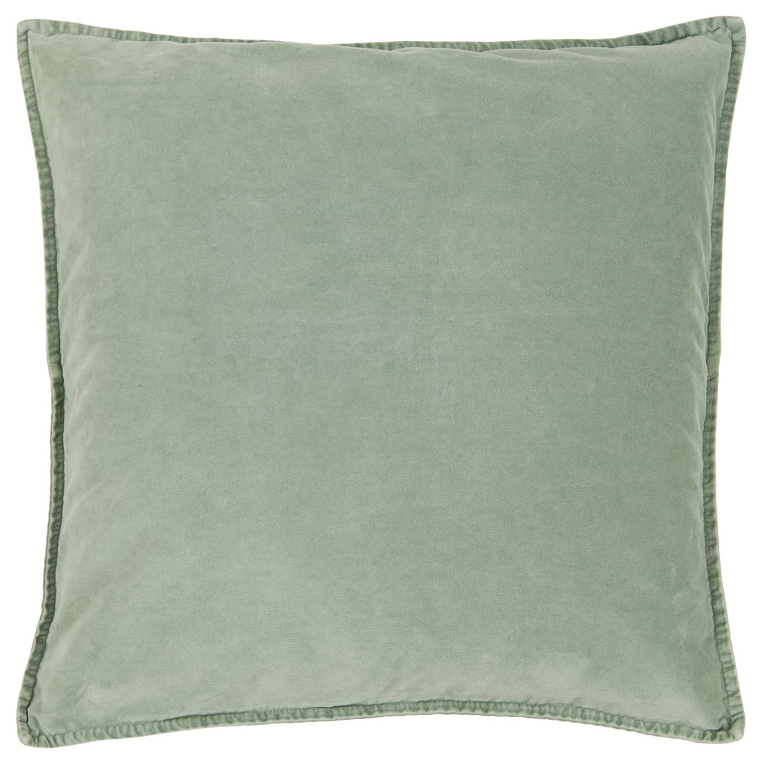 IB Laursen Kissenbezug Velours 52 x 52 misty jade / grün