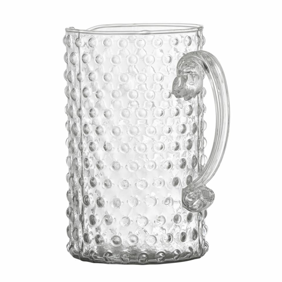 Bloomingville Tama Krug Karaffe Glaskrug Kanne Glas 1,25 Liter