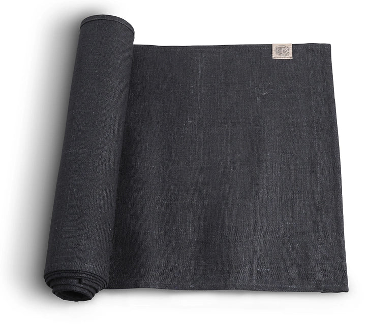 Lovely Linen Tischläufer 47x150 cm Classic Schwarz Black