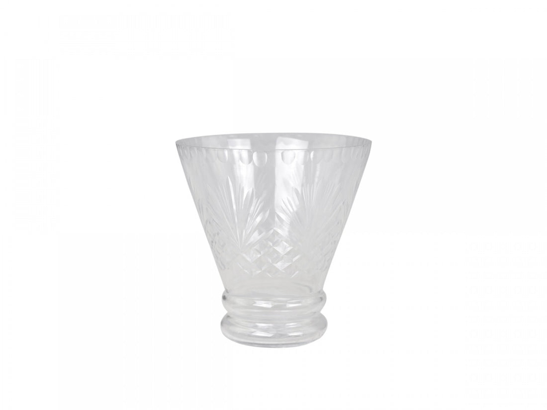 Chic Antique Vase Windlicht Glas Klar 16,4 cm