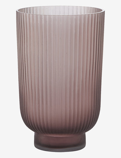 Lene Bjerre Hermonia Vase Glas Pink Puder Rosa 23,5 cm