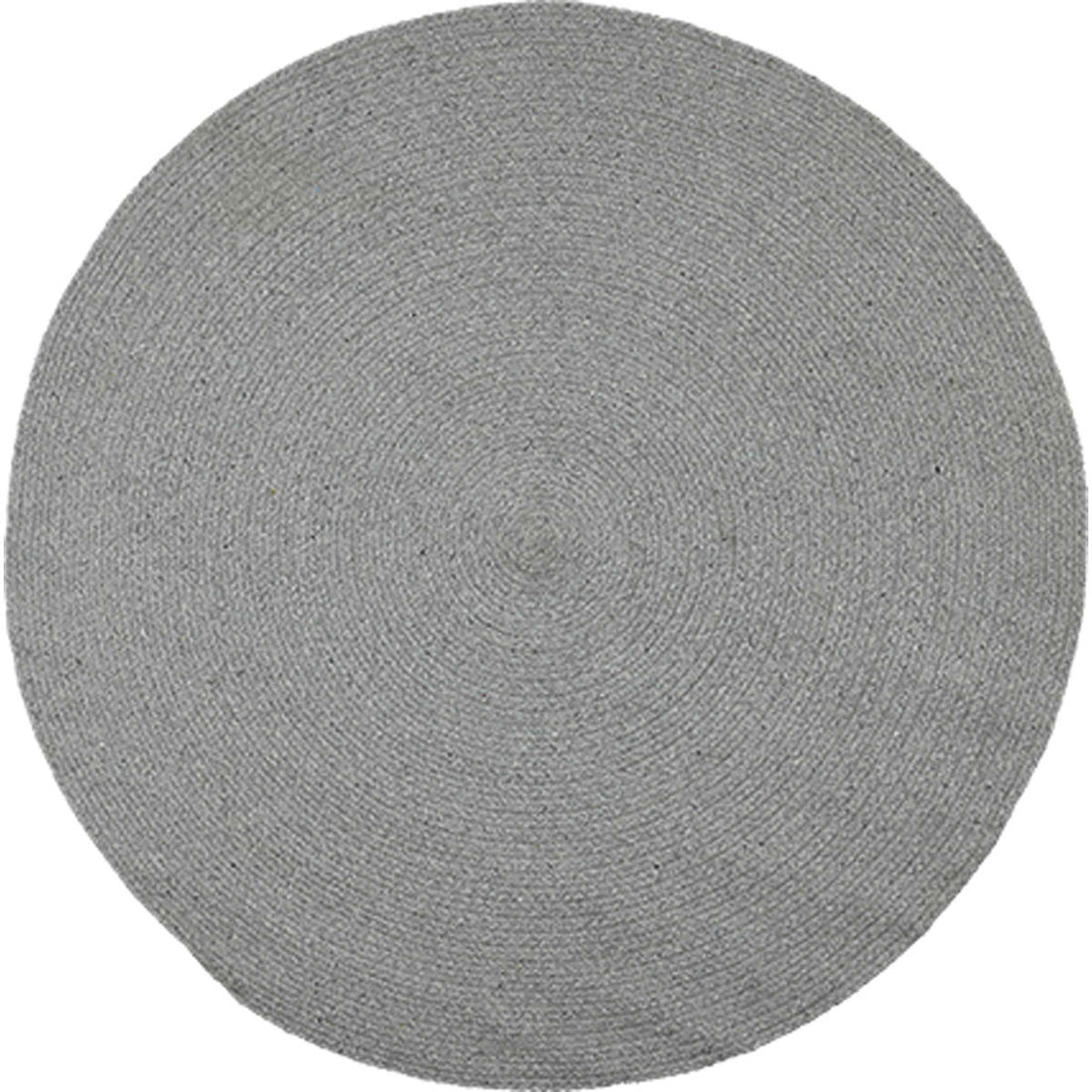 Liv Interior Teppich Moon 130 cm rund Grau Baumwolle Öko
