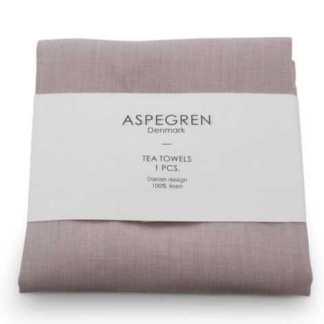 Aspegren Geschirrtücher Leinen altrosa
