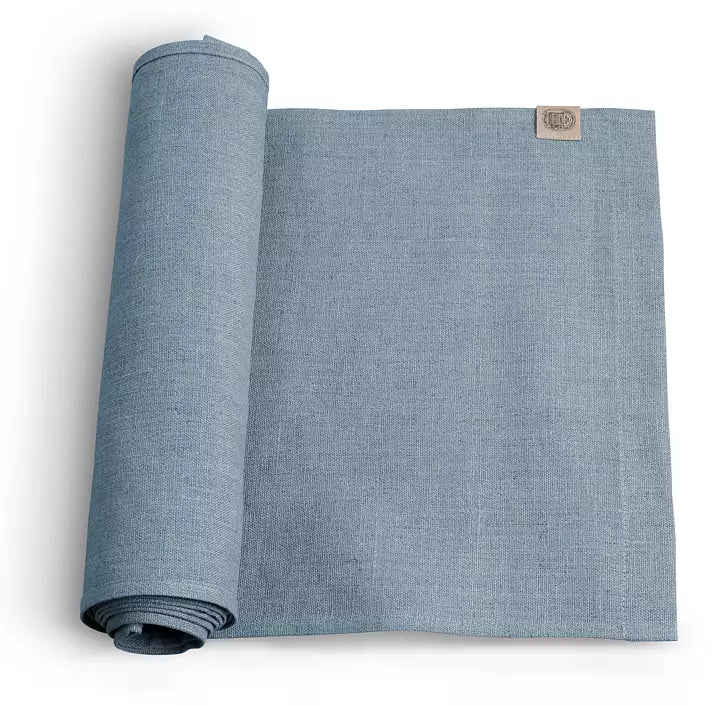 Lovely Linen Tischläufer 47x150 cm Classic Pigeon Blue Blau