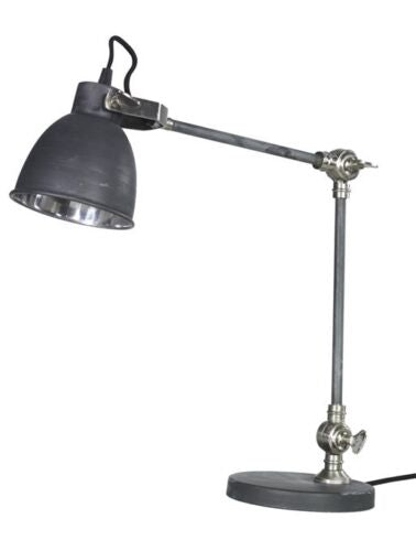 Lene Bjerre Anna Tischlampe Grau Silber 80 cm